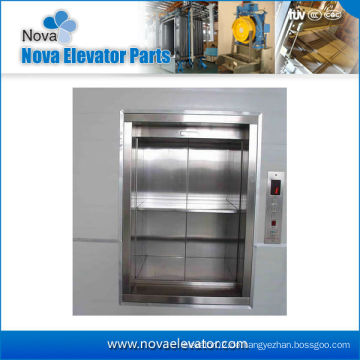 100KG-500KG 0.4m / s Restaurant Aufzug / Elektrischer Dumbwaiter Aufzug